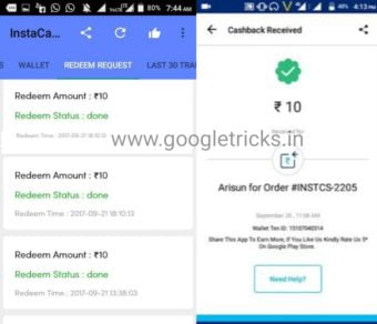 InstaKash App Payment Proof ( Instant Payment App )