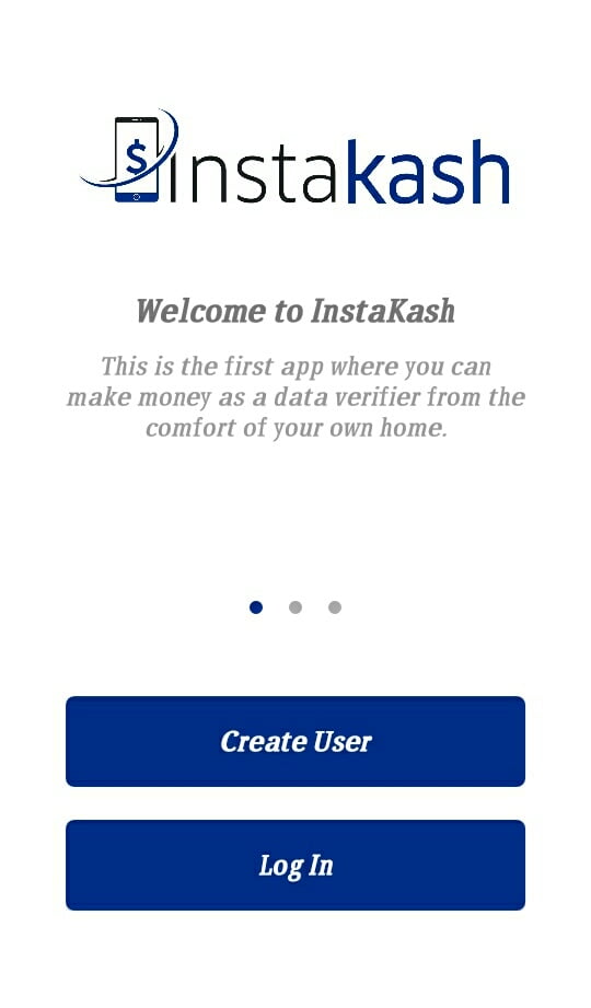 how to sign up in instakash app