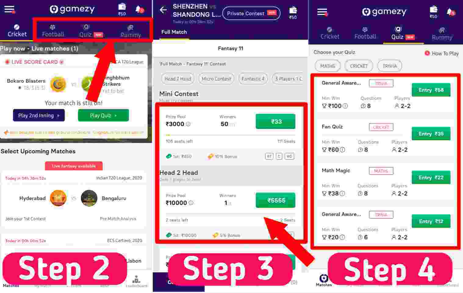 How To Earn Money In Gamezy App