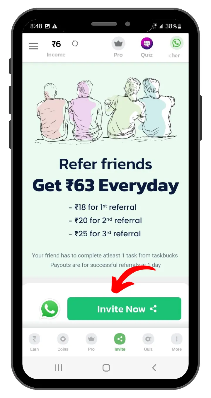 How to Refer Friends to Taskbucks