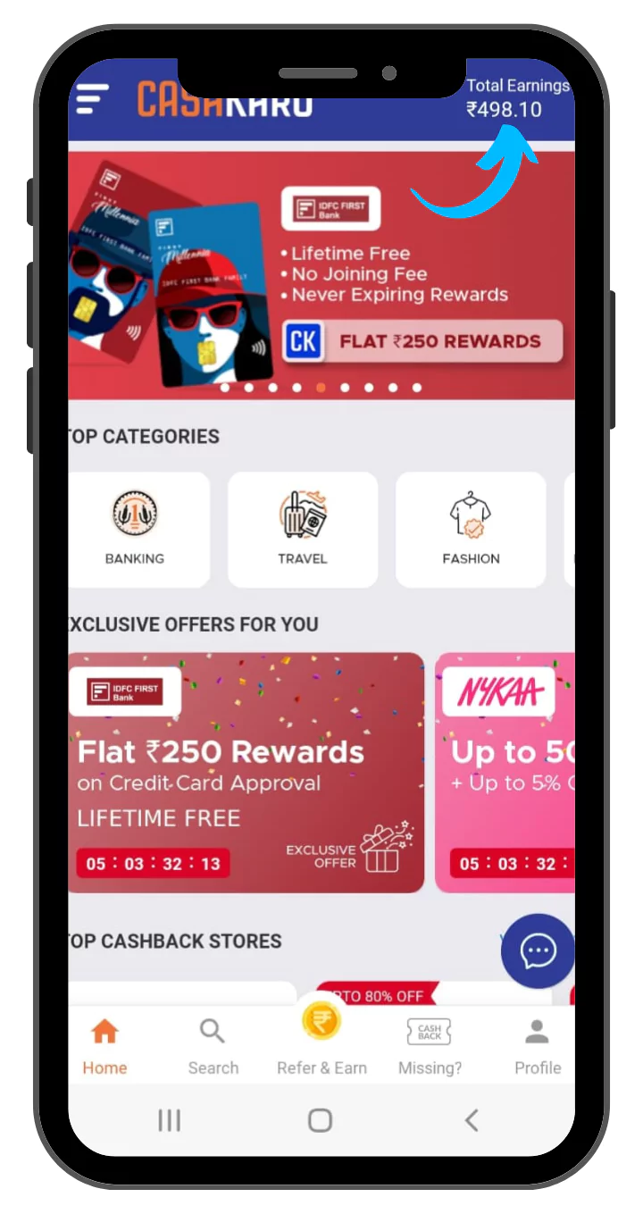 How to Withdraw or use CashKaro rewards 