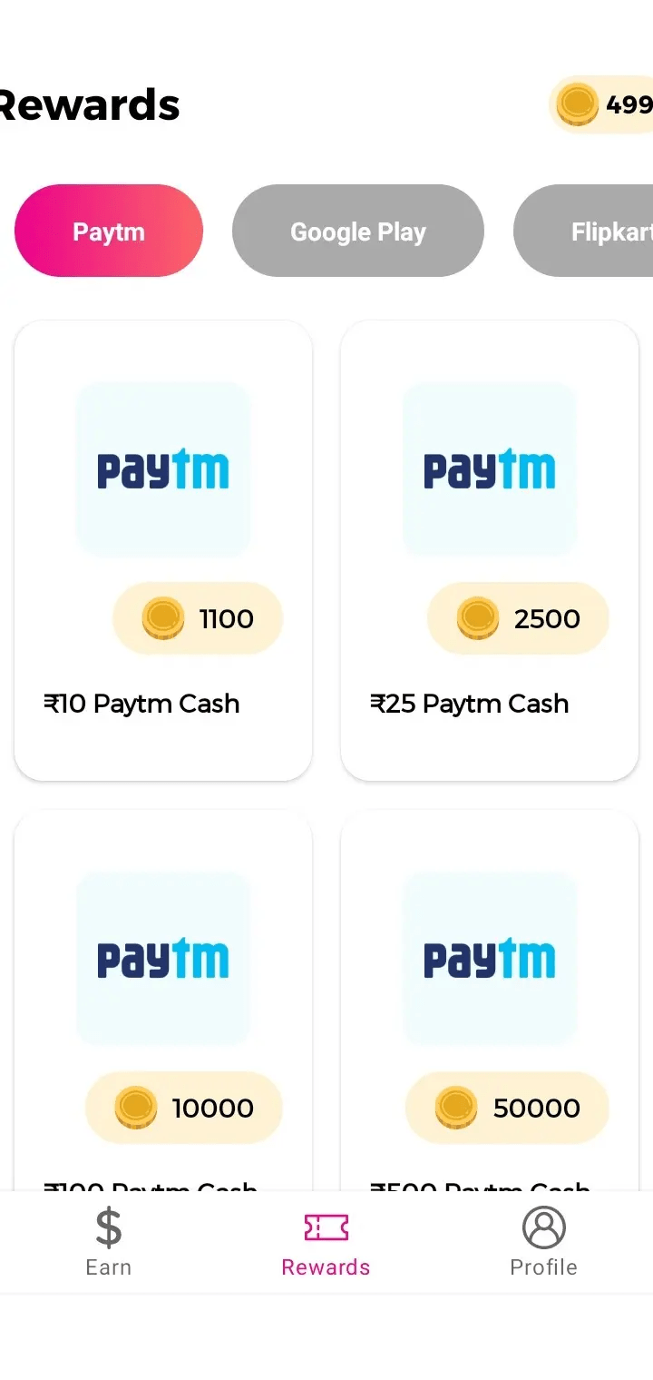 How to withdraw money from the Mrewards app?