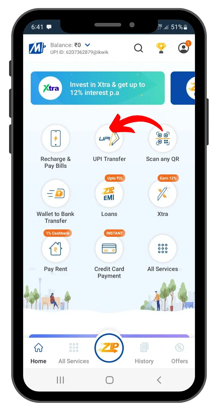 How to transfer money using the MobiKwik app